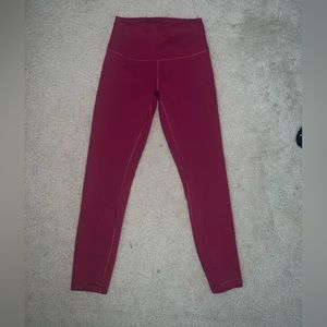 Lulu Lemon Pink Leggings